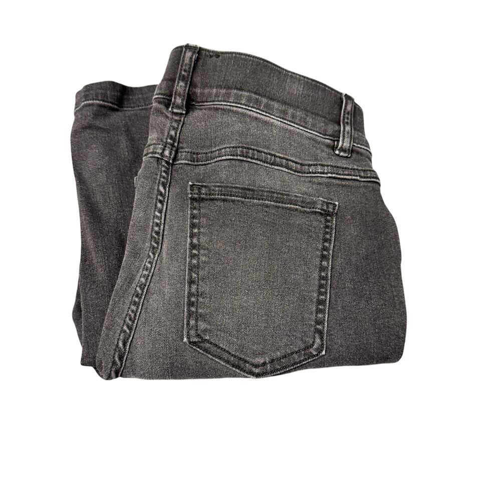 Spanx Jeggings Womens Small Black Denim Ankle Straight Leg Pull On Tummy Shaping